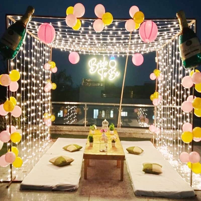 Terrace Birthday Decoration
